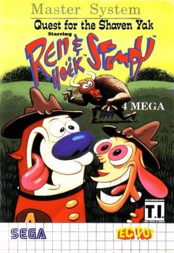 Cover Ren & Stimpy - Quest for the Shaven Yak, The for Master System II